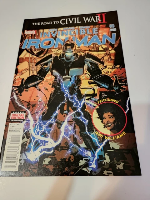 Invincible Iron Man #9 Deodato 2Nd Ptg Variant  2016 Riri Williams Appearance