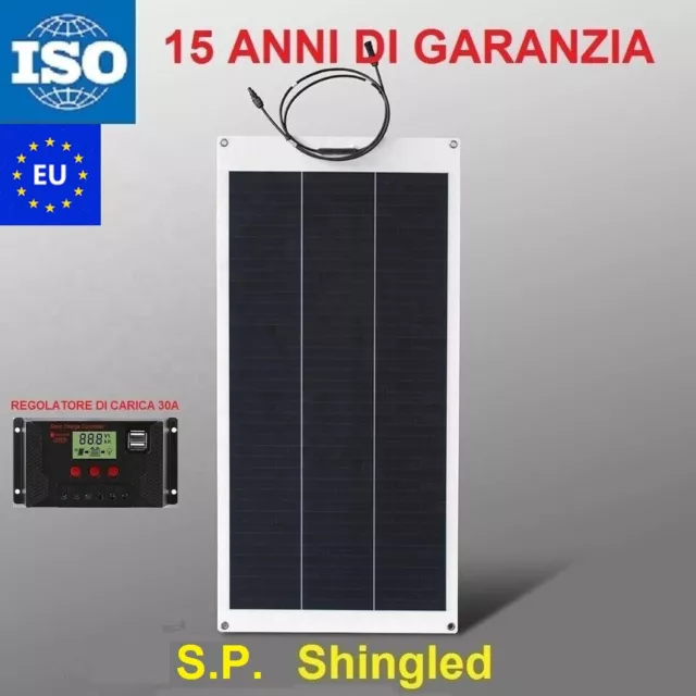 Pannelli solari flessibili celle Sunpower 100W per barca camper 1170x360x3mm