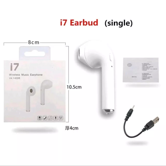 i7 Wireless Musik Earphone In-ear Kopfhörer Kabellos Touch Control Ohrhörer