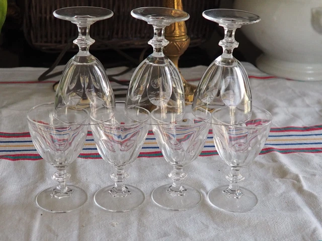 Lot 6x Verre à Liqueur Transparent - Motif De Chasse