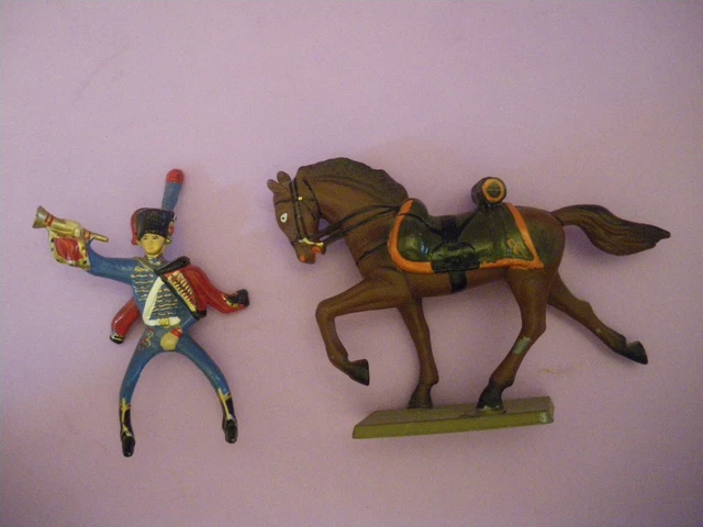 Figurine Soldat Plomb British Napoleonic - Royal Horse Guard, Cavalerie, Peint Main, Neuf Des Années 1980