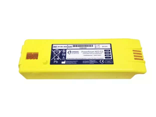 Cardiac Science Intellisense Lithium Battery for PowerHeart G3 AED - 9146-302