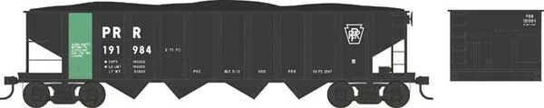 Bowser N PRR Class H21a 4-Bay Hopper Penn Central PC #192400 38106
