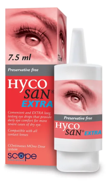 Hycosan collirio lubrificante extra senza conservanti 7,5 ml