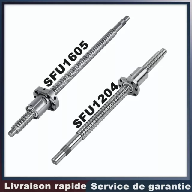 2 Pezzi SBR20 Supporto Per Guida Lineare 4 Pezzi SBR20UU Block Bearing SFU1605 Ve A Ricircolo Di Sfere Lavorata Con Estremà Alloggiamento Dado Supporto BKBF12 Set Accoppiatore - Foto 5