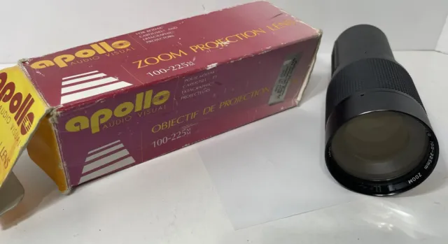 Apollo Projection Zoom Lens 100-225mm Kodak & Ektagraphic Projectors Made Japan
