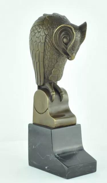 Statue Sculpture Chouette Hibou Oiseau Animalier Style Art Deco Style Art Nouvea