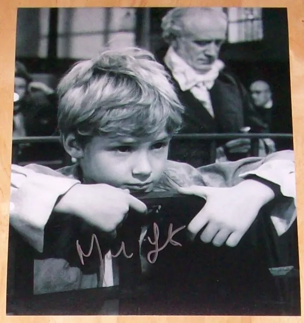 Mark Lester Personally Hand Signed 10X8 Photo Oliver