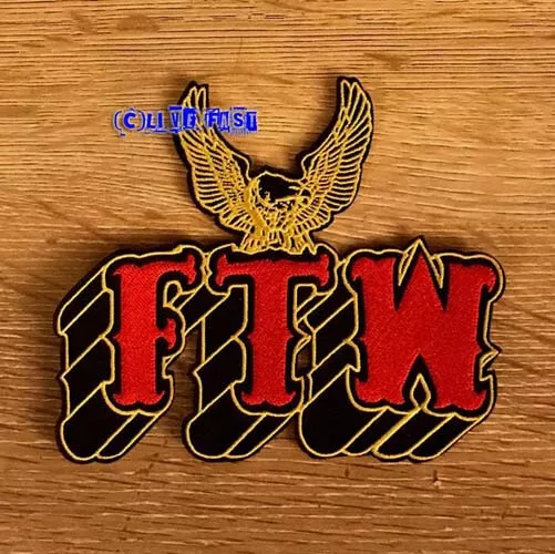 FOREVER TWO WHEELS F THE WORLD FTW PATCH outlaw biker chopper motorcycle patches