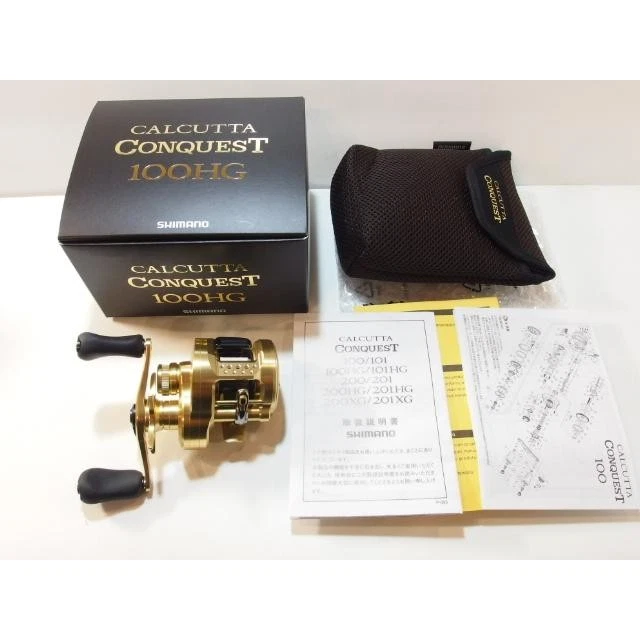 【タカ】21 CALCUTTA CONQUEST 100 HG PLAT/shimano calcutta conquest 100hg right/reel-Fishing