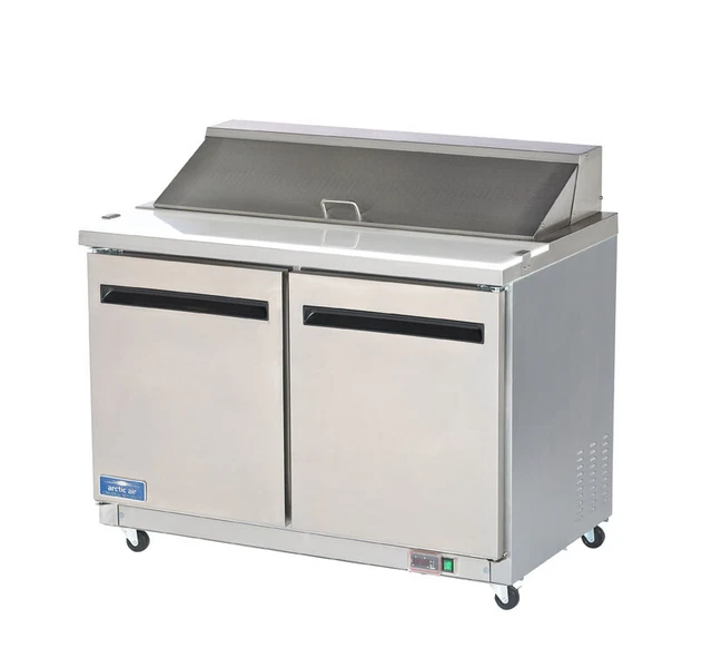 Arctic Air AST48R 48" Stainless Steel Sandwich / Salad Prep Cooler Arctic Air AST48R 48" Stainless Steel Sandwich / Salad Prep Cooler
