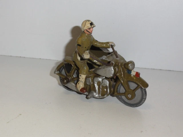QUIRALU MOTO SIDE-CAR POMPIER Lg 8 cm BON ÉTAT EUR 70,00 - FR
