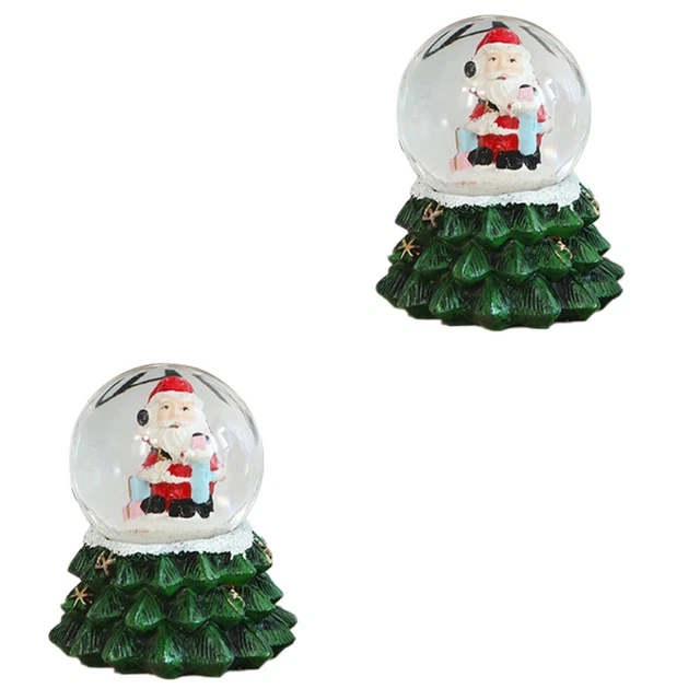 2x Musikalische Schneekugel Schneemann Schneekugel Weihnachten Wohnkultur