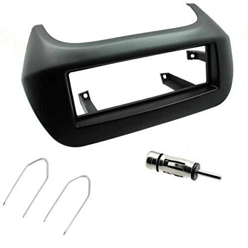 Kit Montage Autoradio, Cadre Façade 1 DIN, Adaptateur Antenne, Clés