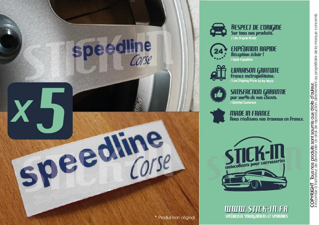ADESIVO SPEEDLINE STICKER AUTOCOLLANT ADHESIVE VINTAGE 80s ORIGINAL