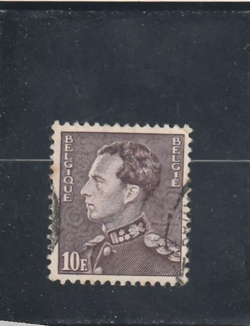 L6123 BELGIQUE N° Y&T 848A de 1951-52 " Léopold III "  Oblitéré