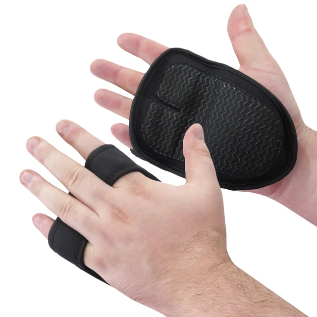 Gants De Fitness Avec Coussinets Caoutchouc – Antidérapants, Absorbe Transpiration, Pour Musculation & Tractions