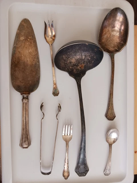 Assortment of Vintage & Antique Reed & Barton Silverplate Untensils