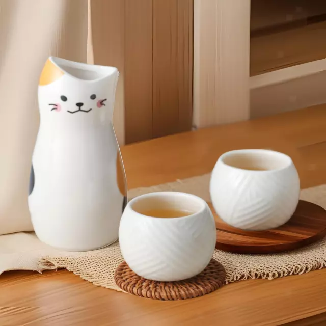 Japanische Sake Tassen Set traditionelle Sake Cup Teetassen Sake Karaffe für Tee Soju