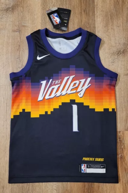 100% Authentic Devin Booker Nike Suns City Edition The Valley Jersey Size  56 2XL