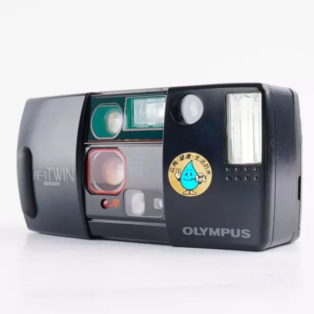 Ex Olympus AF-1 Doble Qd Apuntar y Disparar 35mm Película Cámara De Japón