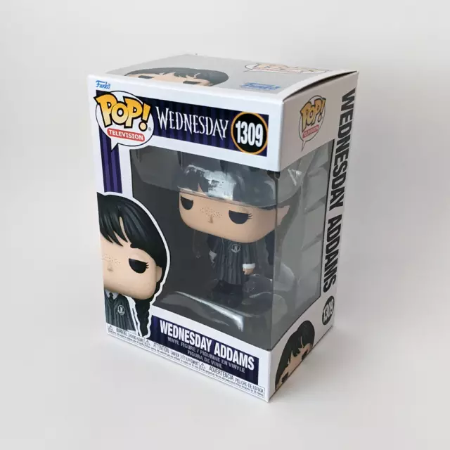 Wednesday Addams #1309 Funko Pop Genuine New +Protector