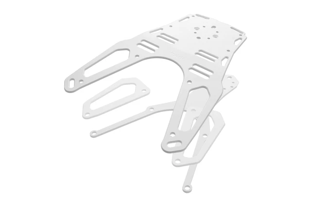 Piastra Supporto Portabagagli Portapacchi Husqvarna 701 Enduro Bianco Yakk Exp