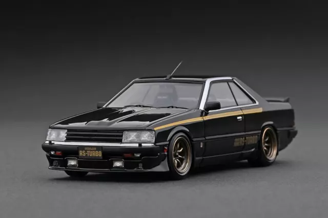 1:43 Nissan Skyline 2000 RS-Turbo (R30) -- Black -- Ignition Model IG2328