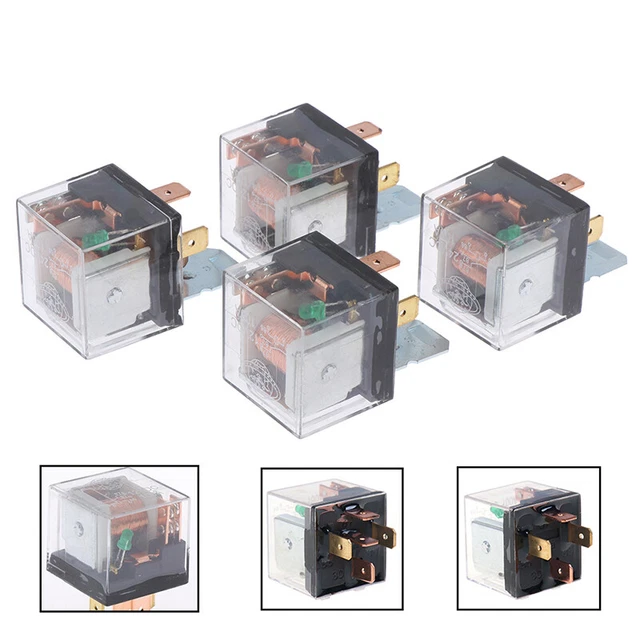 WATERPROOF AUTOMOTIVE RELAY 12V/24V 100A 4Pin/5Pin SPDT Control Car Relay mdJ.'' EUR 6,05
