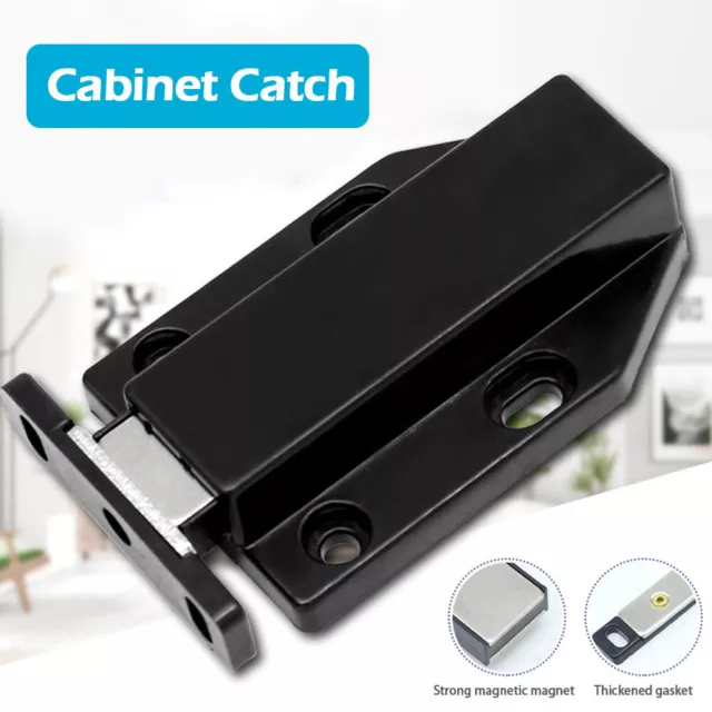 4pcs/pack Latch Cabinet Catch Door Heavy Duty Magnetic Push To Open Furniture
