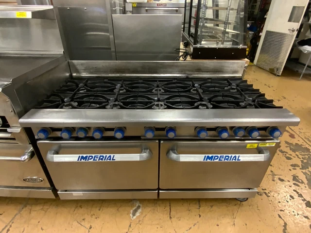 Refurbished 10 Burner Imperial Gas Range