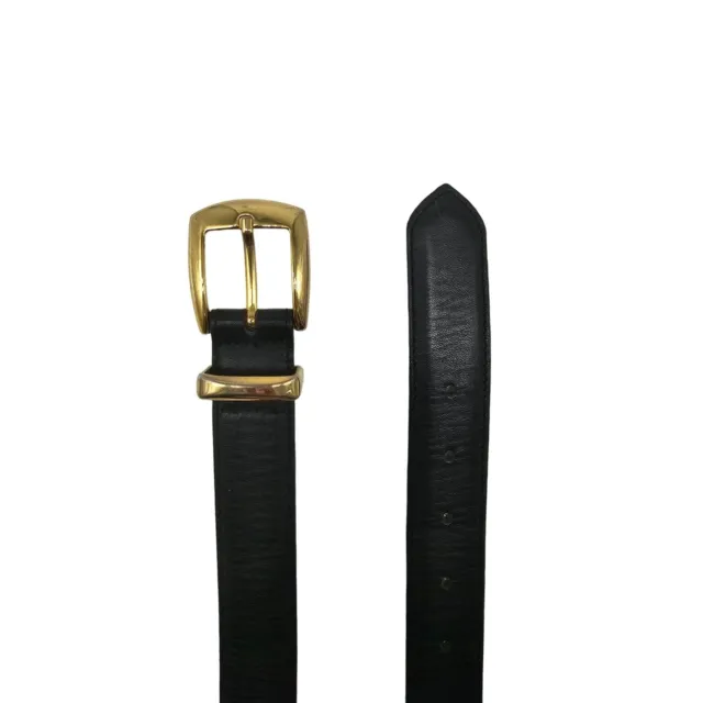 TTalbots Genuine Leather Black Belt