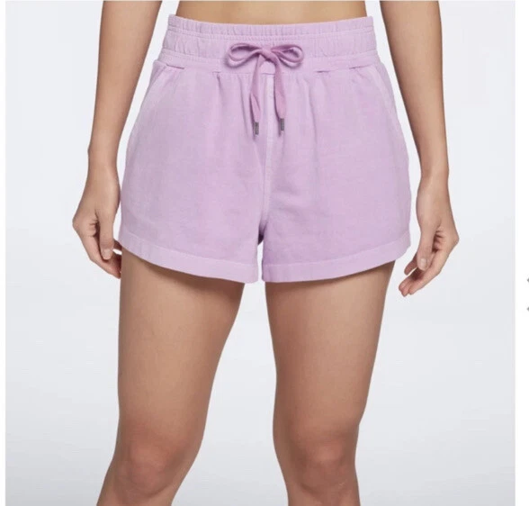 Calia Journey Collection Weekend Mid Rise Shorts Size XL Lilac Fields New