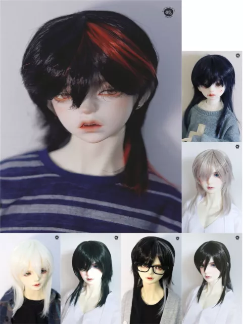 BJD Doll Wig 8.5-9.5"Pullip Blythe SD MSD MDD 1/4 7-8" YOSD BB 1/6 Long Hair