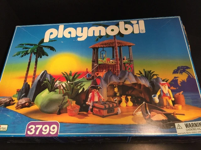 tank Sprængstoffer leksikon PLAYMOBIL BOÎTE OUVERTE sacs scellés pirate Desert Island 3799 Turtle Cove  1995 EUR 224,80 - PicClick FR