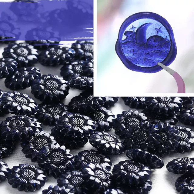 FE# Sunflower Wax Particles Seal Stamp Wax Beads for DIY Scrapbook (D)