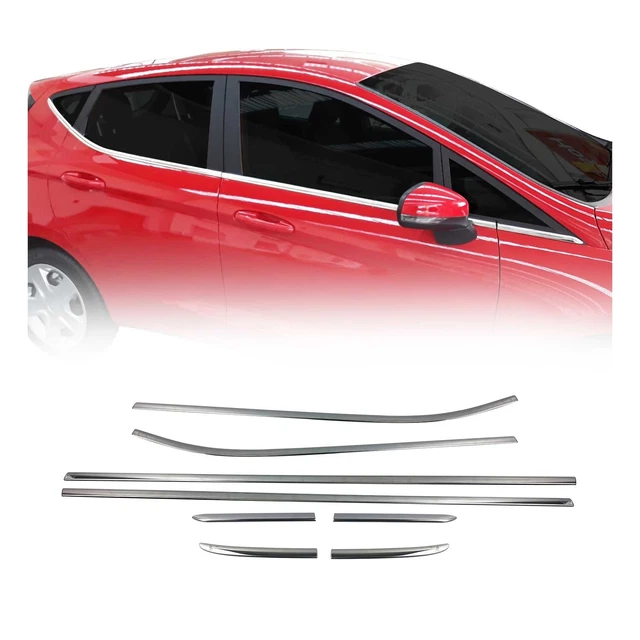Fensterleisten Für Dacia Sandero 2012-2020 4 Tlg Edelstahl Zierleisten