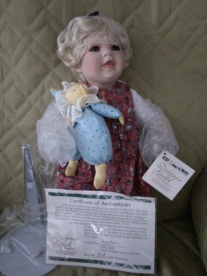 Vintage Linda Steele Porcelain Doll 
