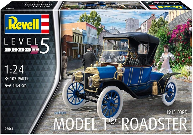 REVELL 1/25 - Ford Model 'T' Touring Hot Rod Plastic Scale Model Car Kit EUR 64,82 - FR