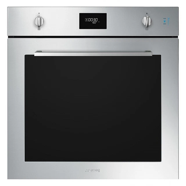 SMEG SO6401S2X Four Encastré Vapeur Combiné Fonction Pizza Vapor Clean