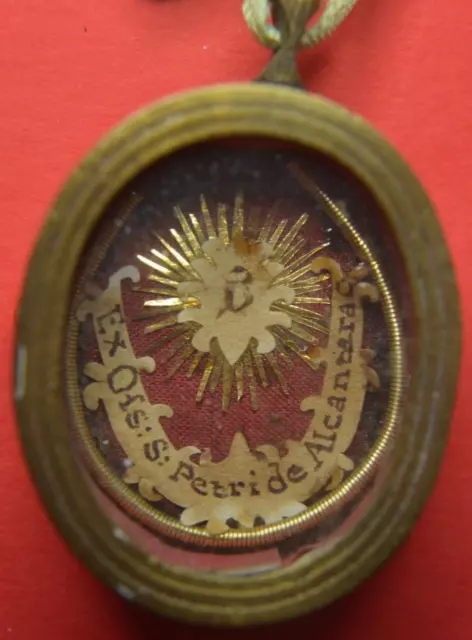 RARA relic reliquiario  RELIQUIA  shrine RELIQUARIO  SAN PIETRO DE ALCANTARA