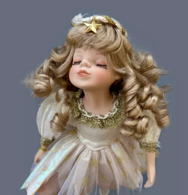Kissing Fairy Doll Angelica 12200 Heritage Signature Collection Porcelain Angel