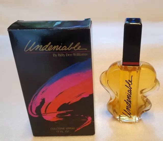 Vintage  Undeniable 50ml / 1.7oz Cologne Perfume Spray by Billy Dee Williams NEW