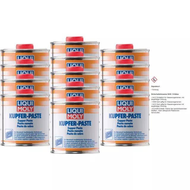 13x Liqui Moly Kupferpaste Copper Paste Schmiermittel Korrosionsschutz 250g