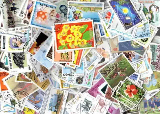 Afrika 5000 Briefmarken Unterschiedliche Entwertet Alle Länder