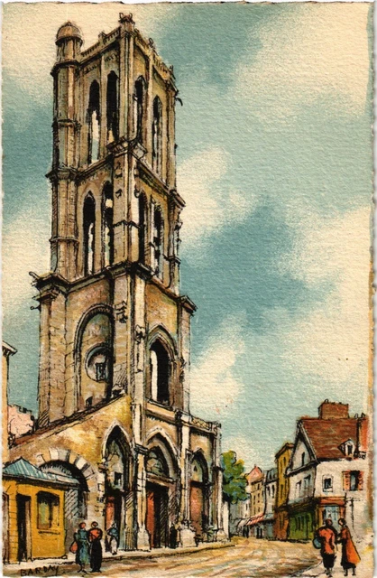 Carte Postale Ancienne - Mantes-la-Jolie, Tour St-Maclou - Non Voyagée - 78 Yvelines