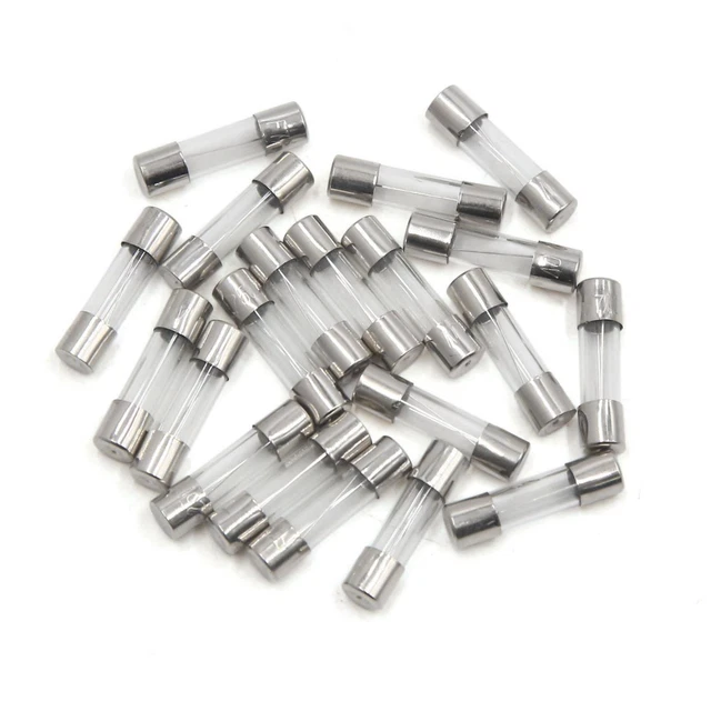 Universel 20Pc 5x20mm Rapide 7A Type Tube Verre Fusible pour Voiture