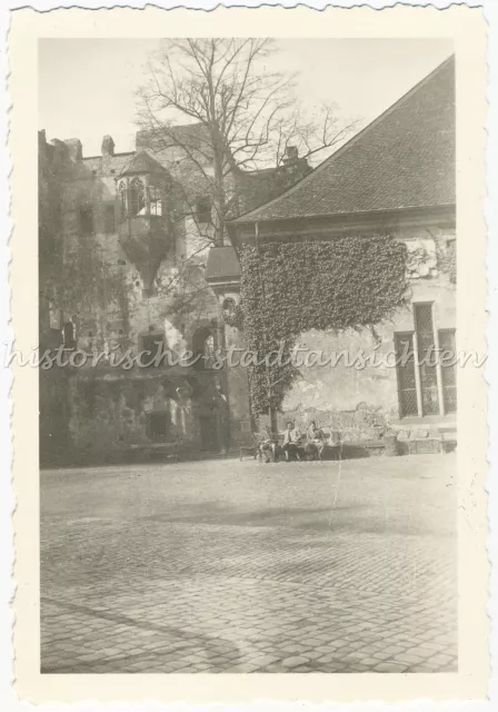 Heidelberg 1938 - Schloss Innenhof - Altes Foto 1930er