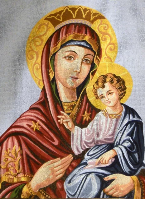 Printed Canvas or Threads Kit for Needlepoint "Icon Kazanskaya  Mother" 14773