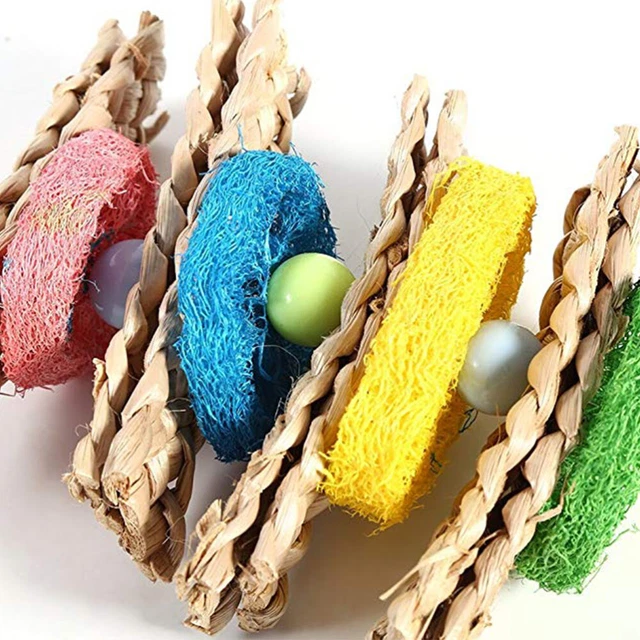 1Pc Papagei Spielzeug Vogel Biss Spielzeug Papagei Käfig Liefert 2
